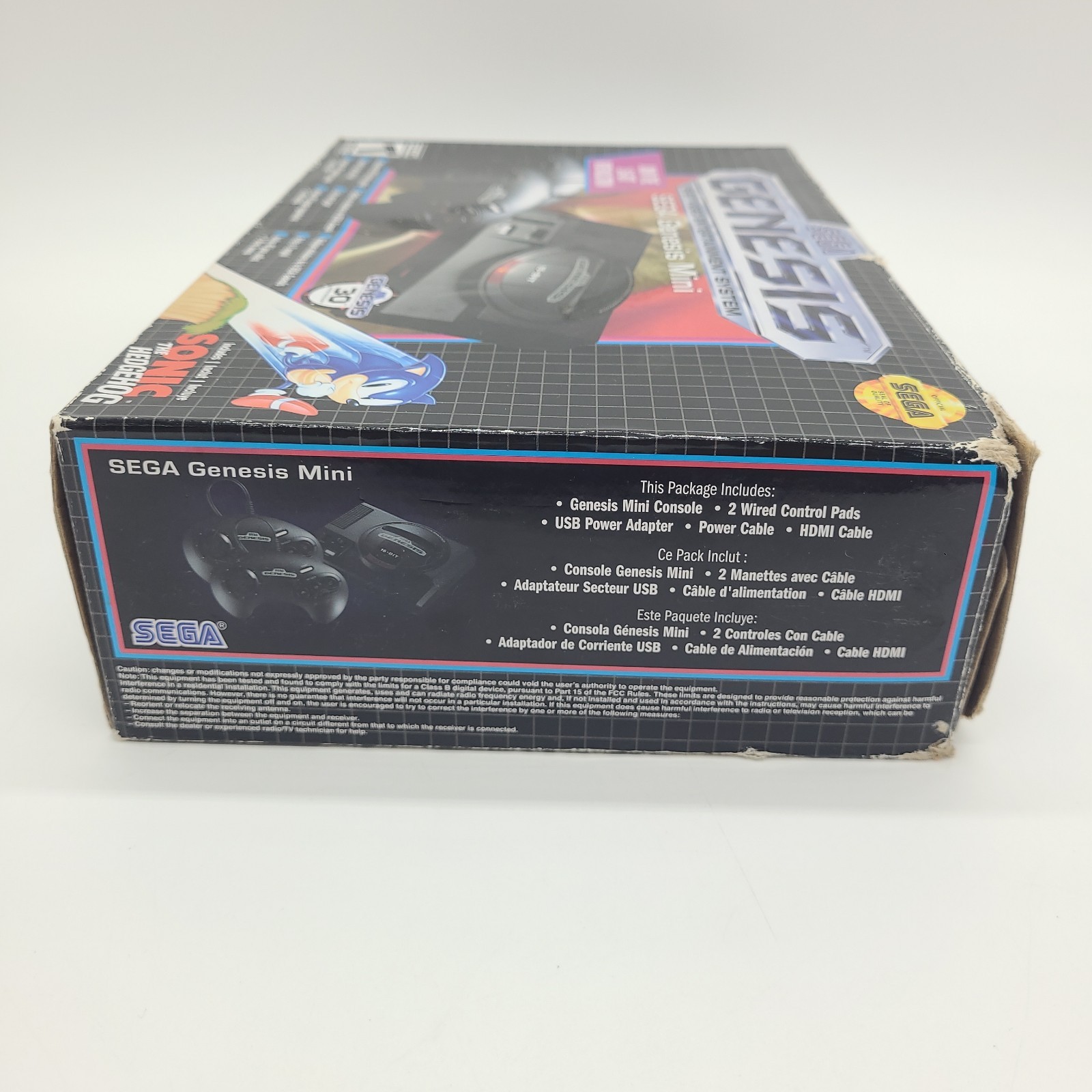 SEGA Genesis Mini Home Game Console – Black With The Box Tested