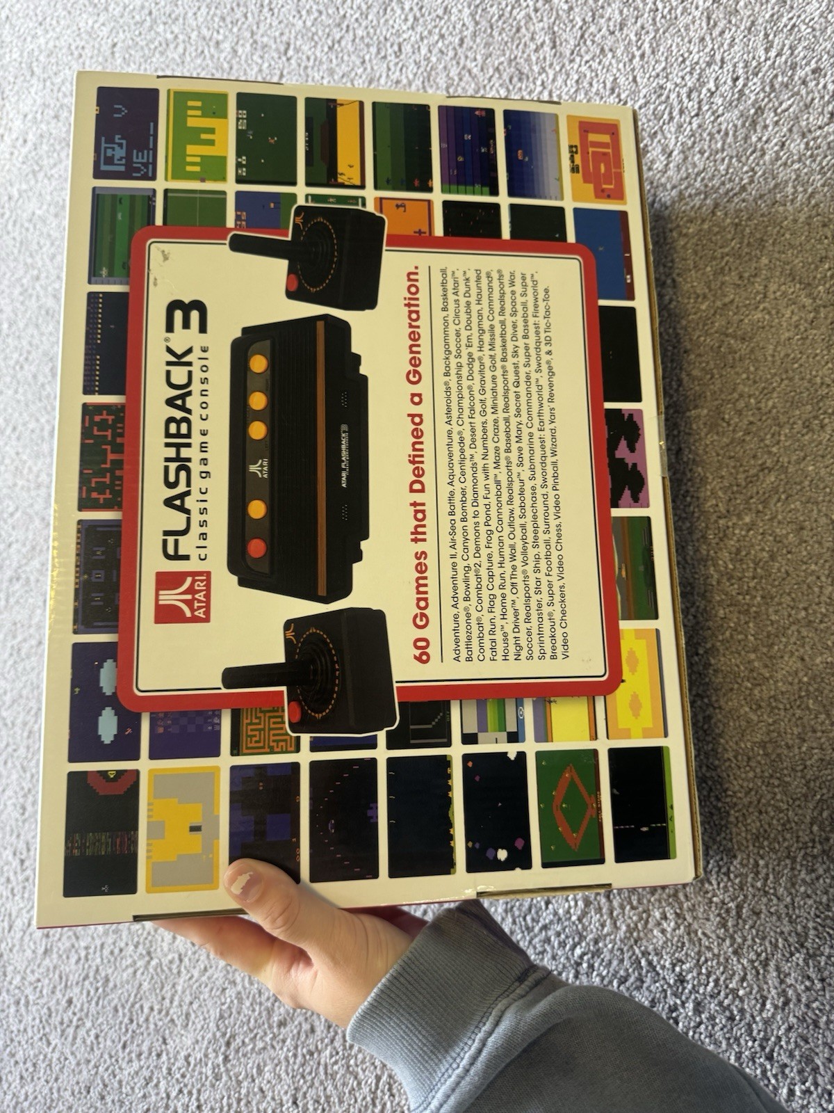Atari Flashback 3 Classic Game Console 60 Built In Games New Open Box 2007 Retro