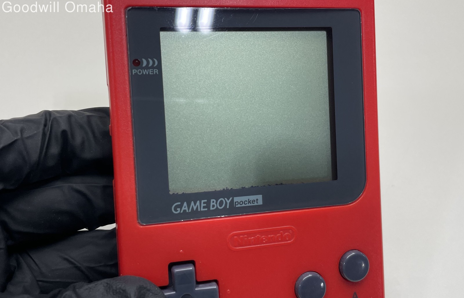 Nintendo Game Boy Pocket MGB-001 Red Handheld Console -TESTED- READ DESCRIPTION!