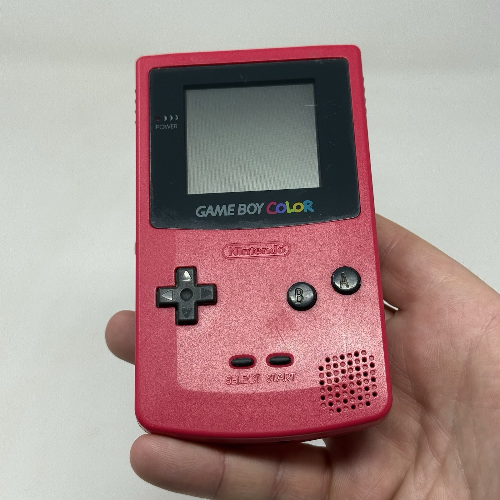 Nintendo Game Boy Color Console – Berry Pink (CGB-001) – Tested & Working Clean!