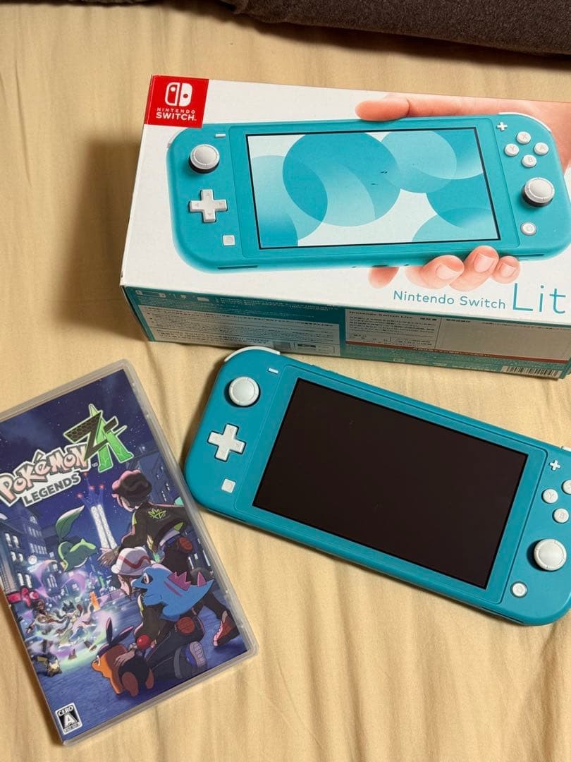 Nintendo Switch Lite console turquoise blue Pokemon ZA