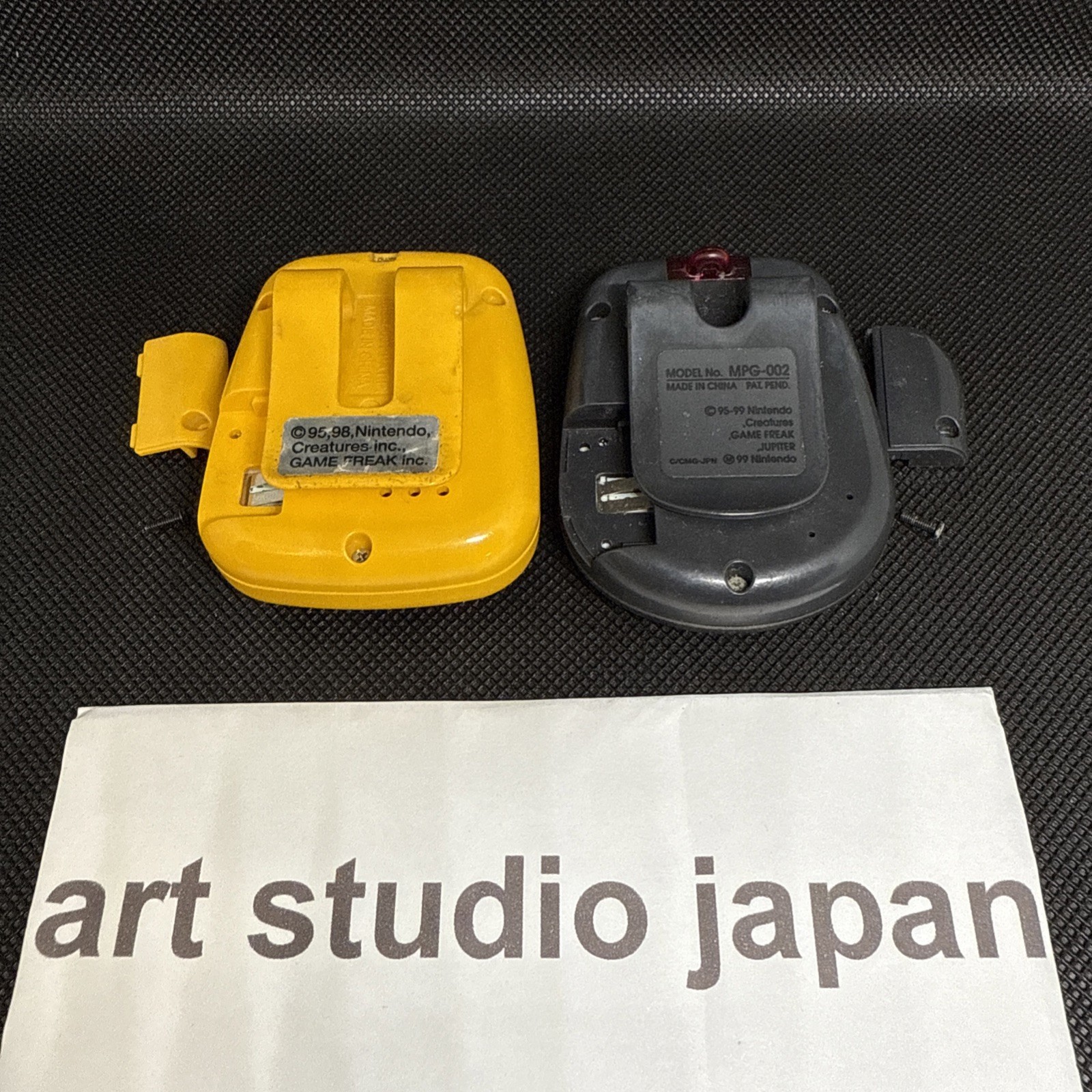 Pocket Pikachu Color Yellow ＆ Clear 2 set Pedometer Pokemon Used Tested Japan