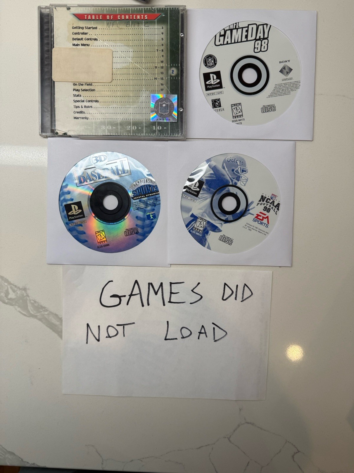 Sony Playstation PS1 SCPH-5501 Console And Game Lot – READ DESCRIPTION