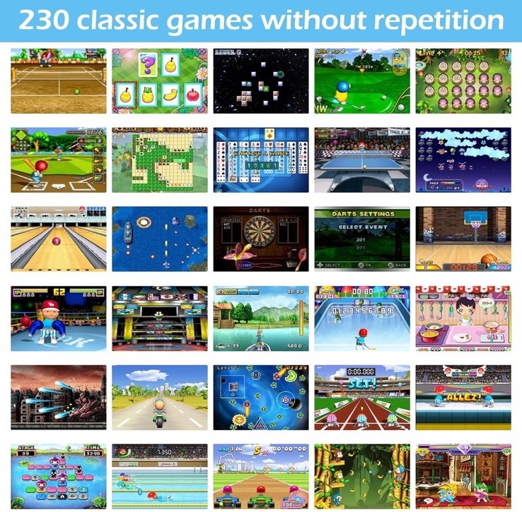 Classic Retro Handheld Gaming System – 230 Games,