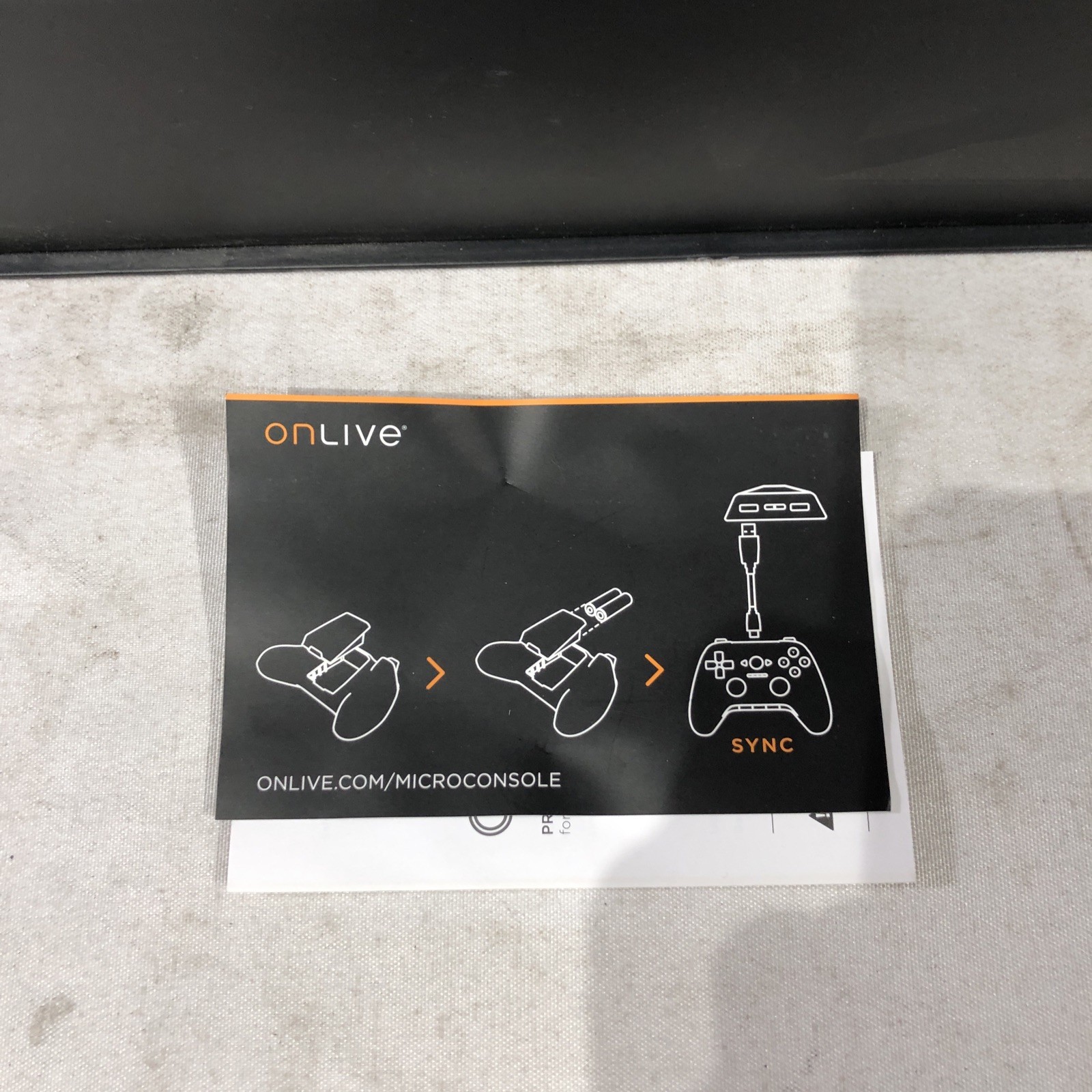OnLive Streaming Game Console System w/Accessories/Box