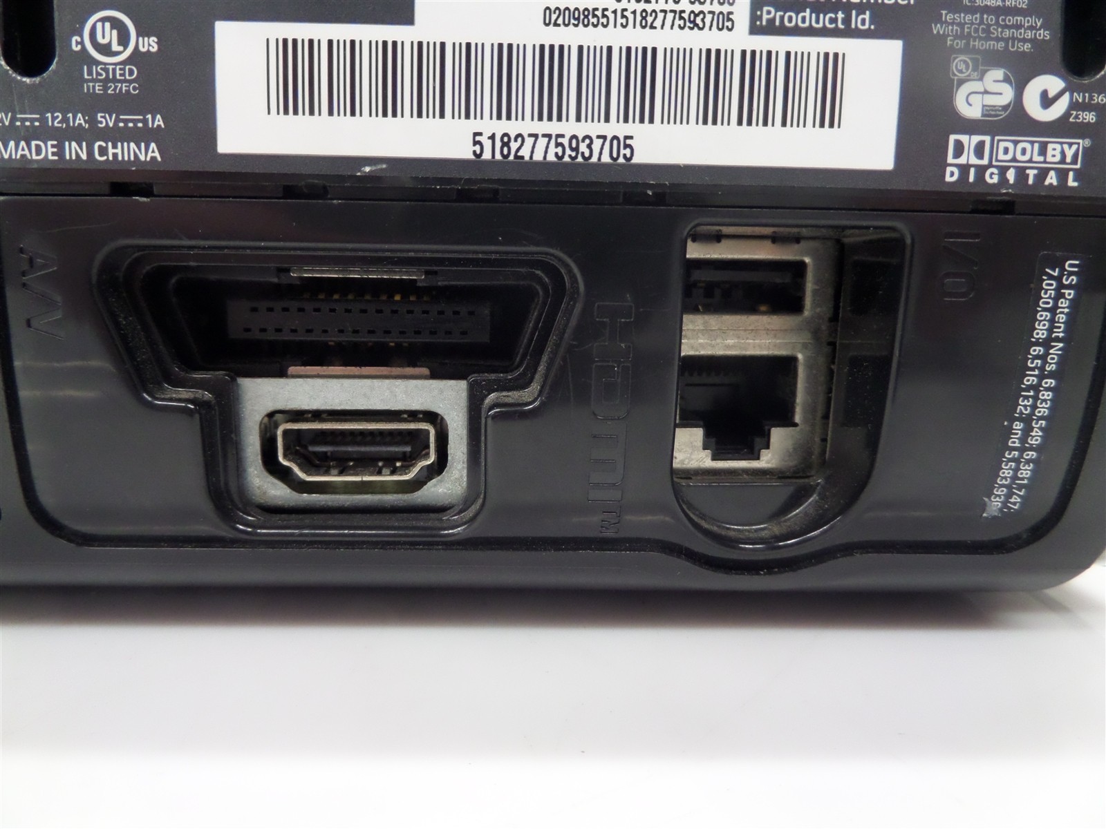 Microsoft Xbox 360 120GB Black Video Game Console – Bad Disc Tray