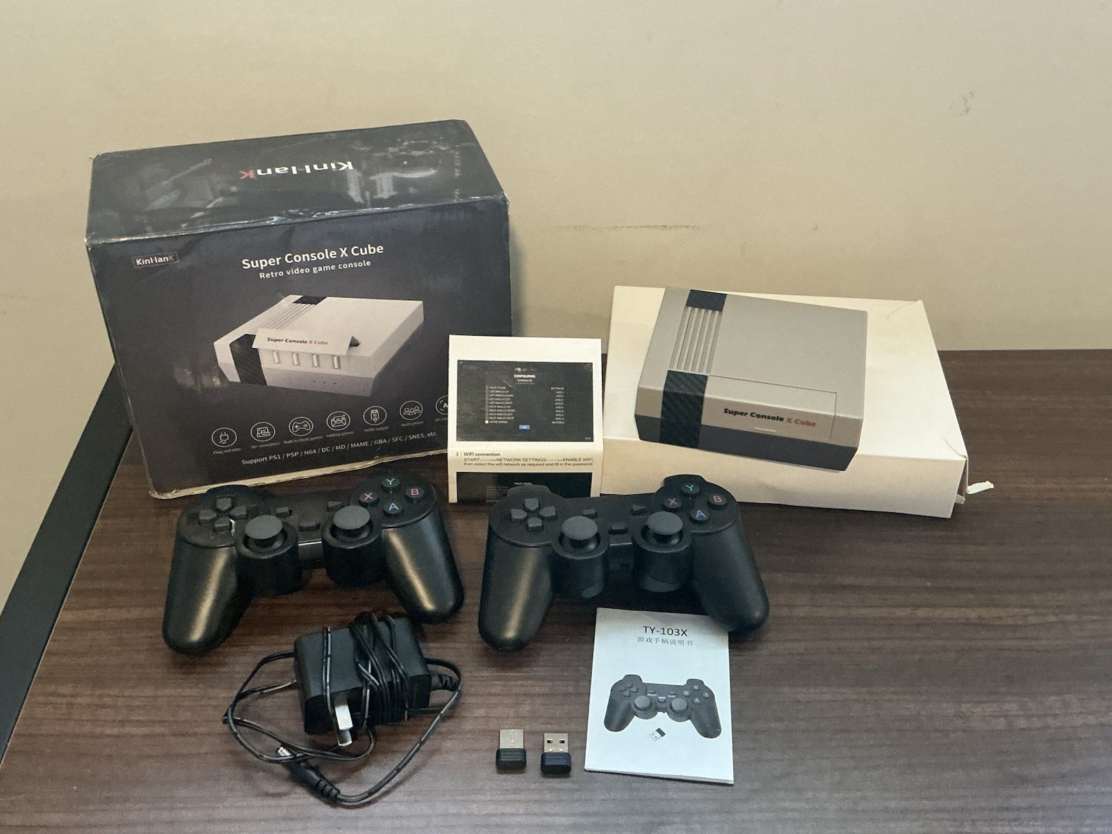 KinHank Super Console X Cube Retro Console 256GB 720p HDMI Wi-Fi NTSC-U/C