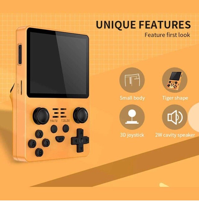 Powkiddy RGB20S Handheld Game Console LCD HD 3.5» Retro Game Toy 20000+ Games