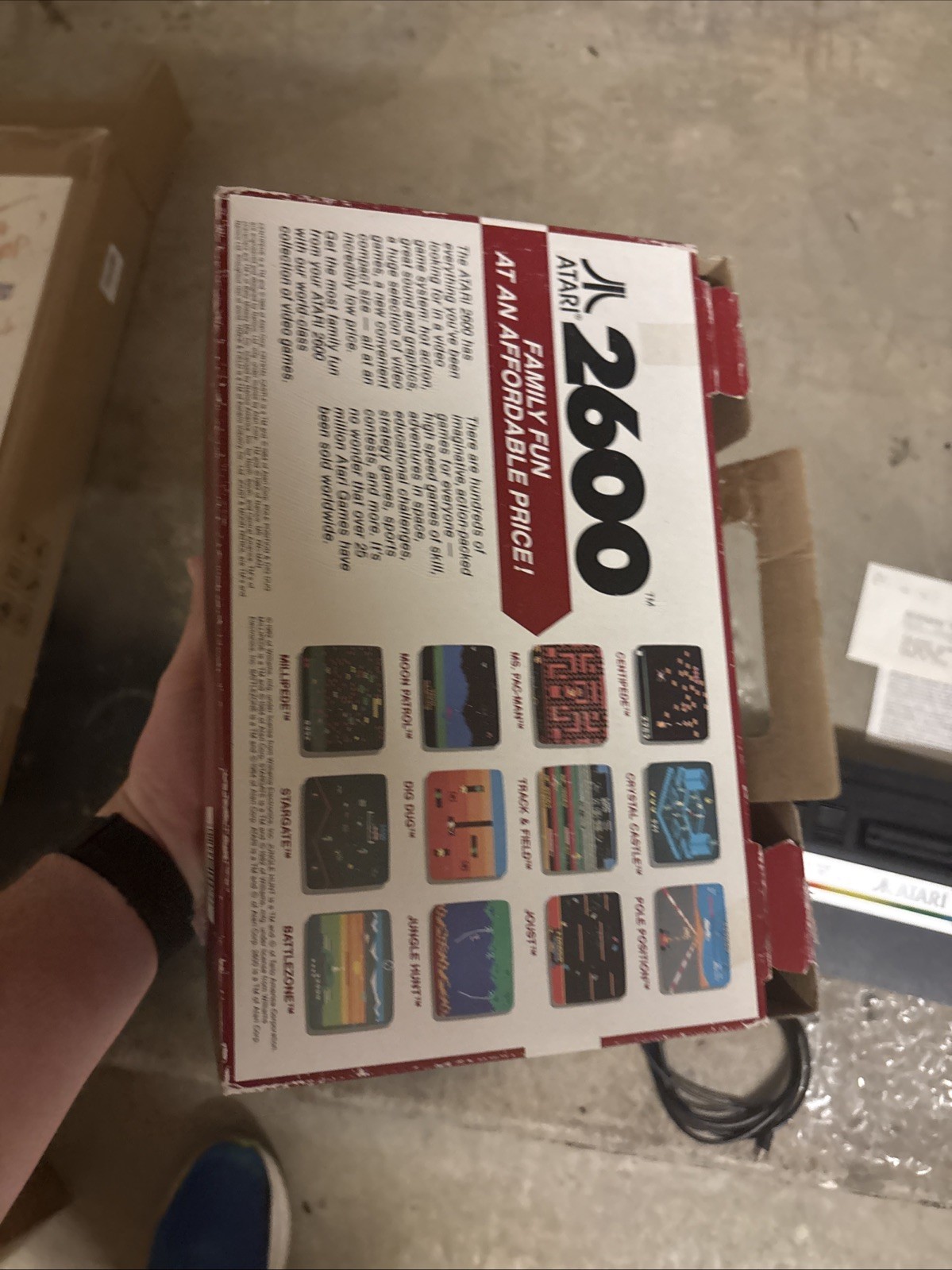 GORGEOUS Atari 2600 Rainbow Console 1987 Retro Gaming Atari Jr. IN BOX WORKING