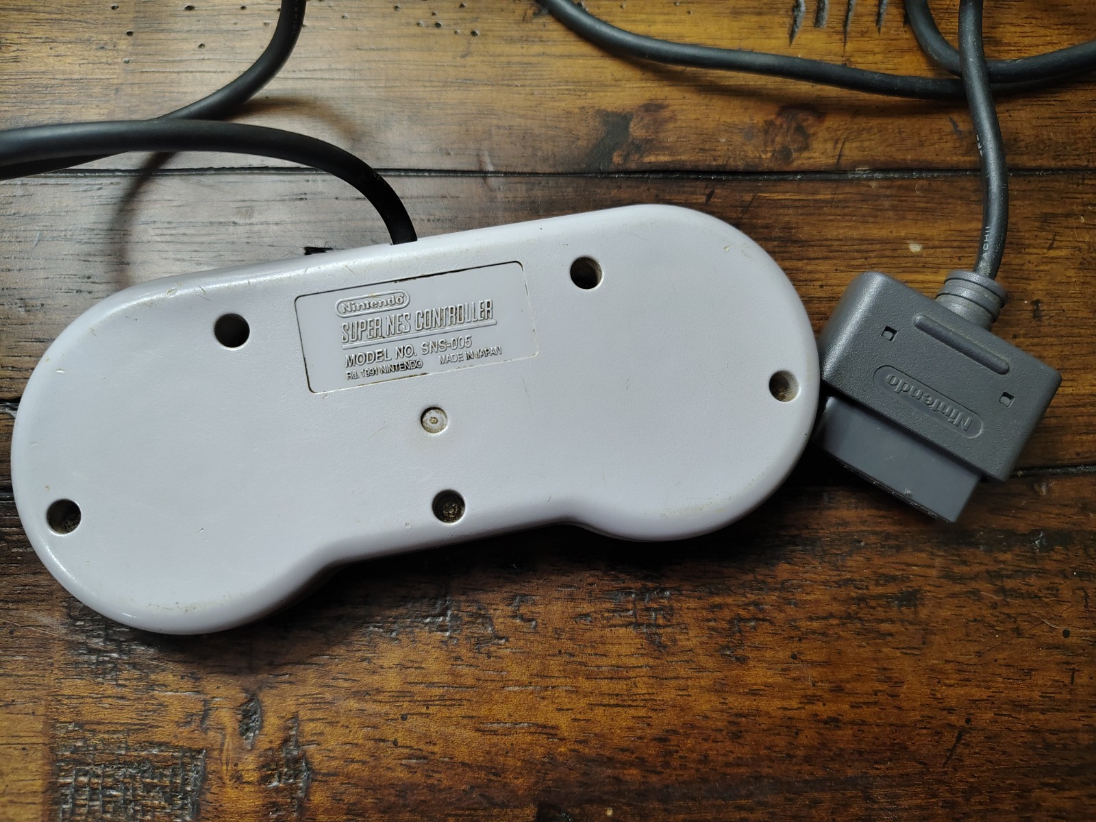 Nintendo SNES Console With Super Mario World