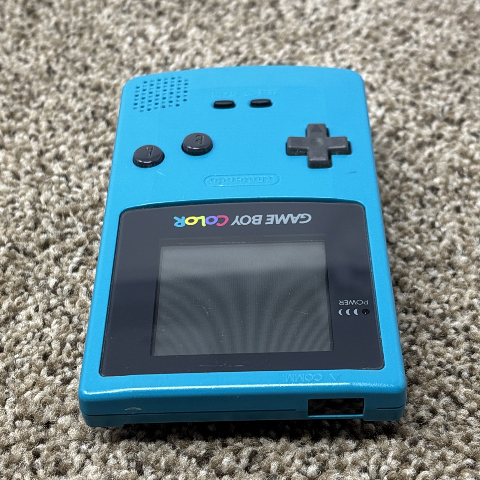 Nintendo Game Boy Color Handheld Game Console Teal Blue Tested