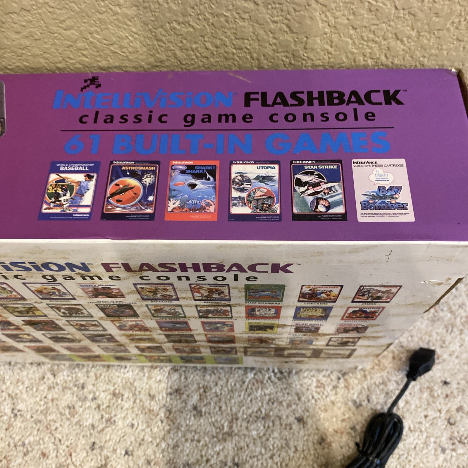 INTELLIVISION Flashback Classic Console 61 Games Complete With Box Tested!