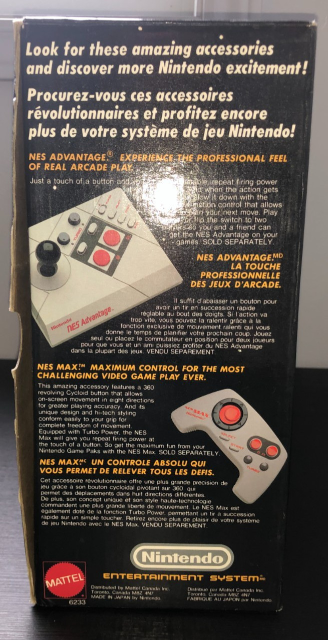 Nintendo NES Action Set Console Complete In Box CIB w. Styrofoam & Inserts