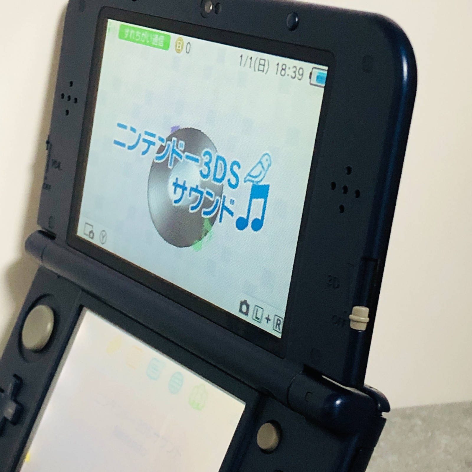 [Top IPS / EX+3] New Nintendo 3DS LL XL Metallic Blue console Japan NTSC-J 06-02
