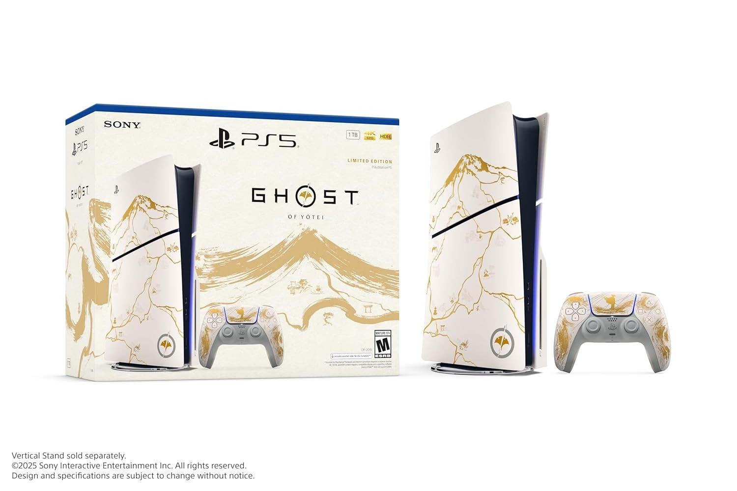 New Sony Playstation 5 Disc Ghost of Yotei Limited Edition Bundle