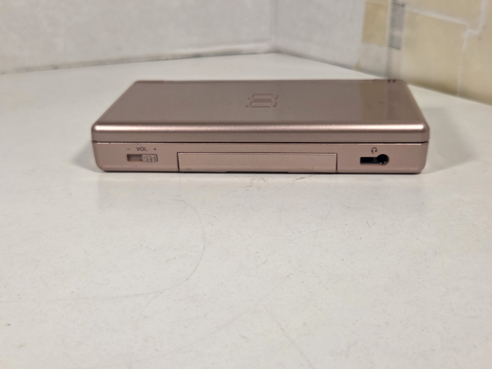 Nintendo DS Lite Metallic Rose Pink Handheld Console NO STYLUS