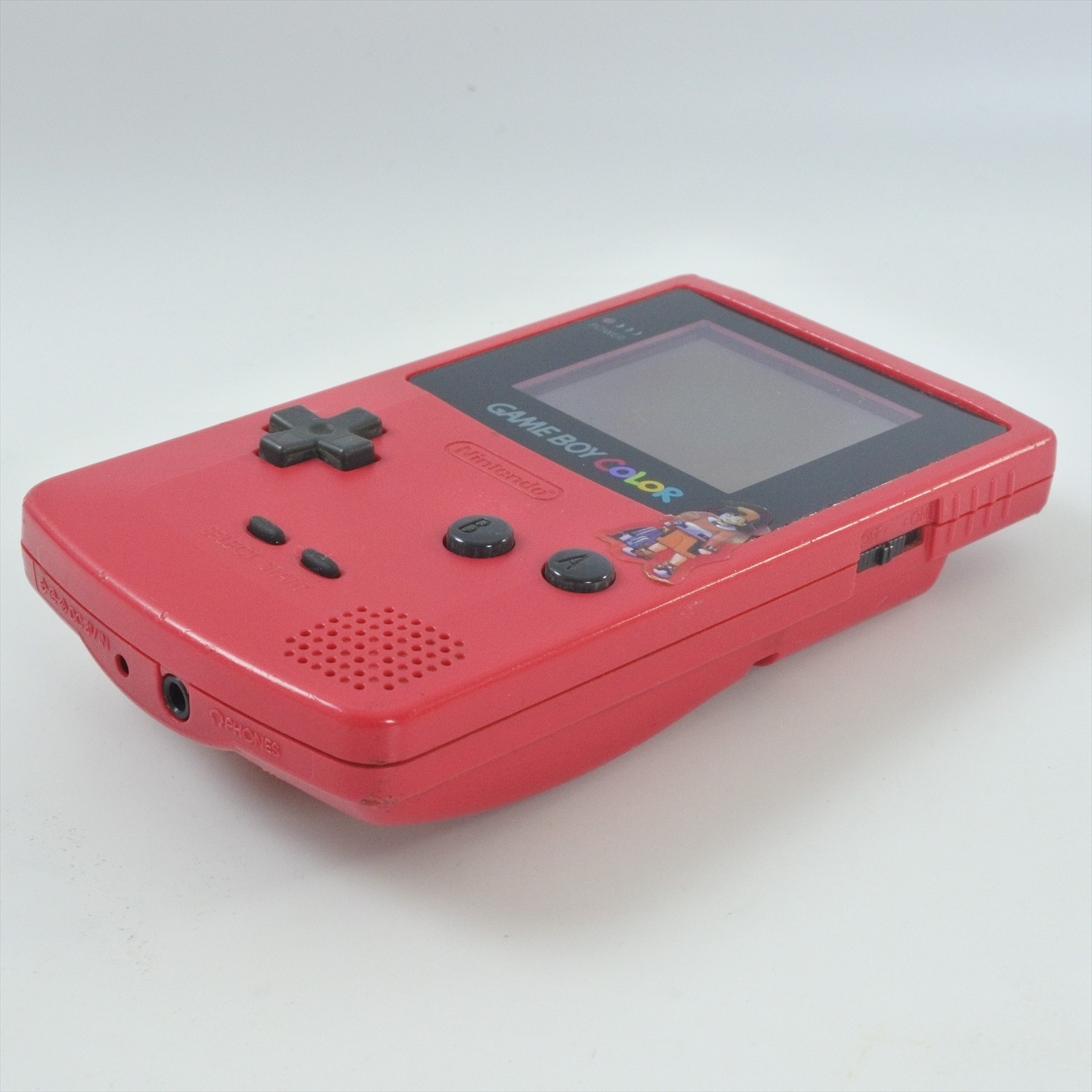 JUNK Gameboy Color RED Console CGB-001 NO Sound Nintendo made in CHINA 9892 gb
