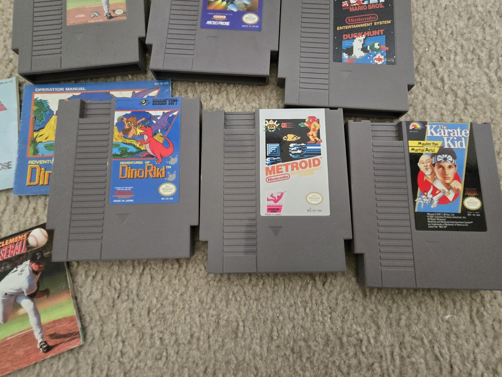 Nintendo NES Action Set Home Console Complete In Box With 6 Games, 2 Controllers