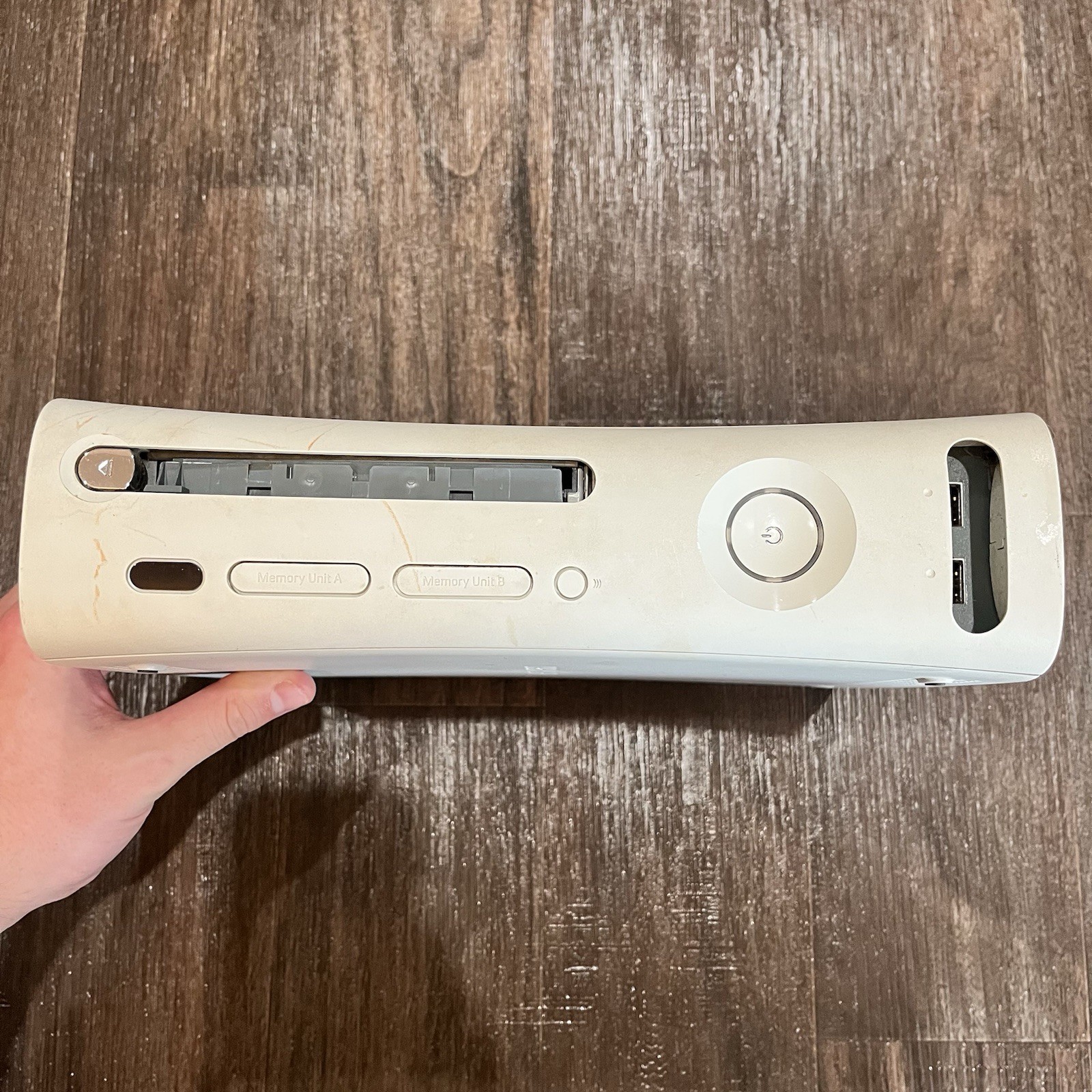 Microsoft Xbox 360 White Console Only FOR PARTS OR Repair As Is