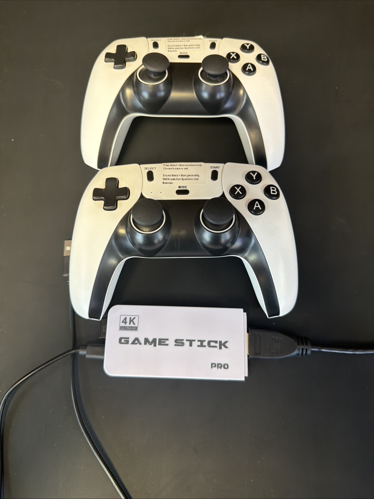 4K Game Stick Pro Console | 2.4G Wireless | 2 Controllers | HDMI Retro Games