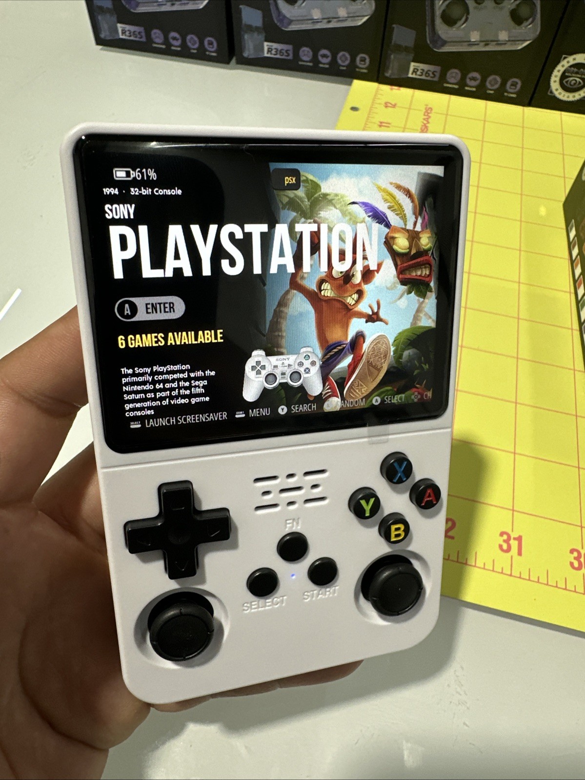 PlayStation 1 PS1 portátil – LCD FHD – 10 simuladores incluidos PSP . N64 . NDS