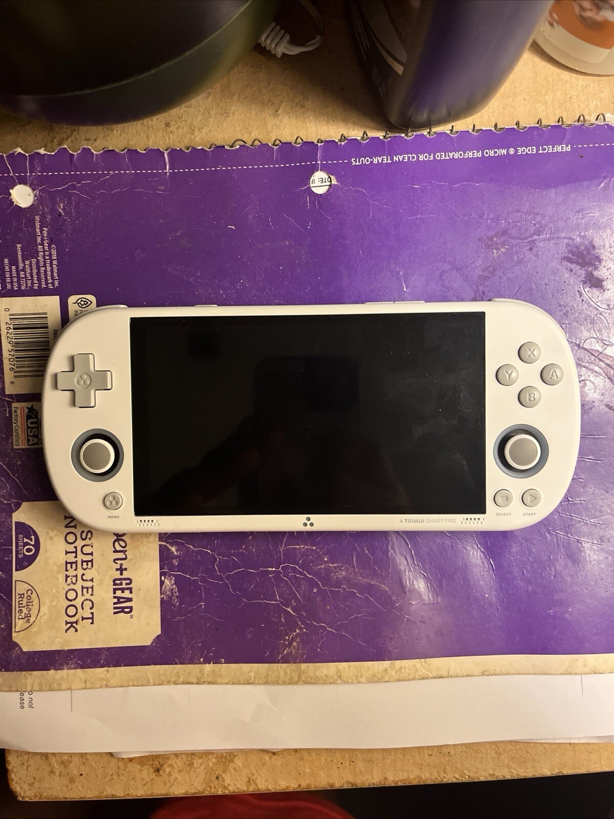 TRIMUI Smart Pro Handheld Console WHITE OnionOS Quad-Core Retro Gaming