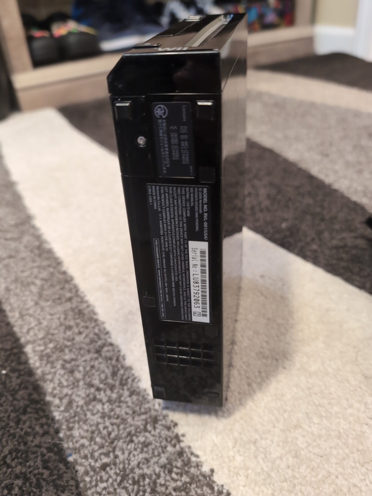 Nintendo Wii Black Console (NTSC-U/C (US/CA))