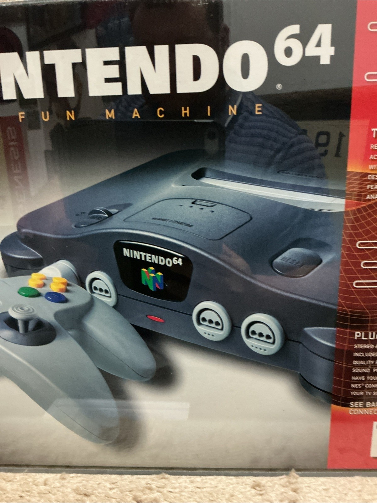 Nintendo 64 Launch Console N64 Brand New 1997 VGA Graded 80+ Q Qualified PSA