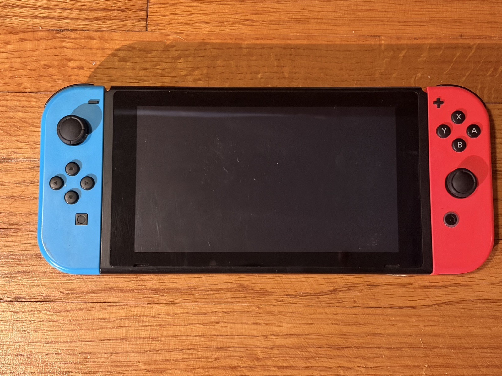 Nintendo Switch Handheld Console – Neon Blue/Red with 7 games read descr