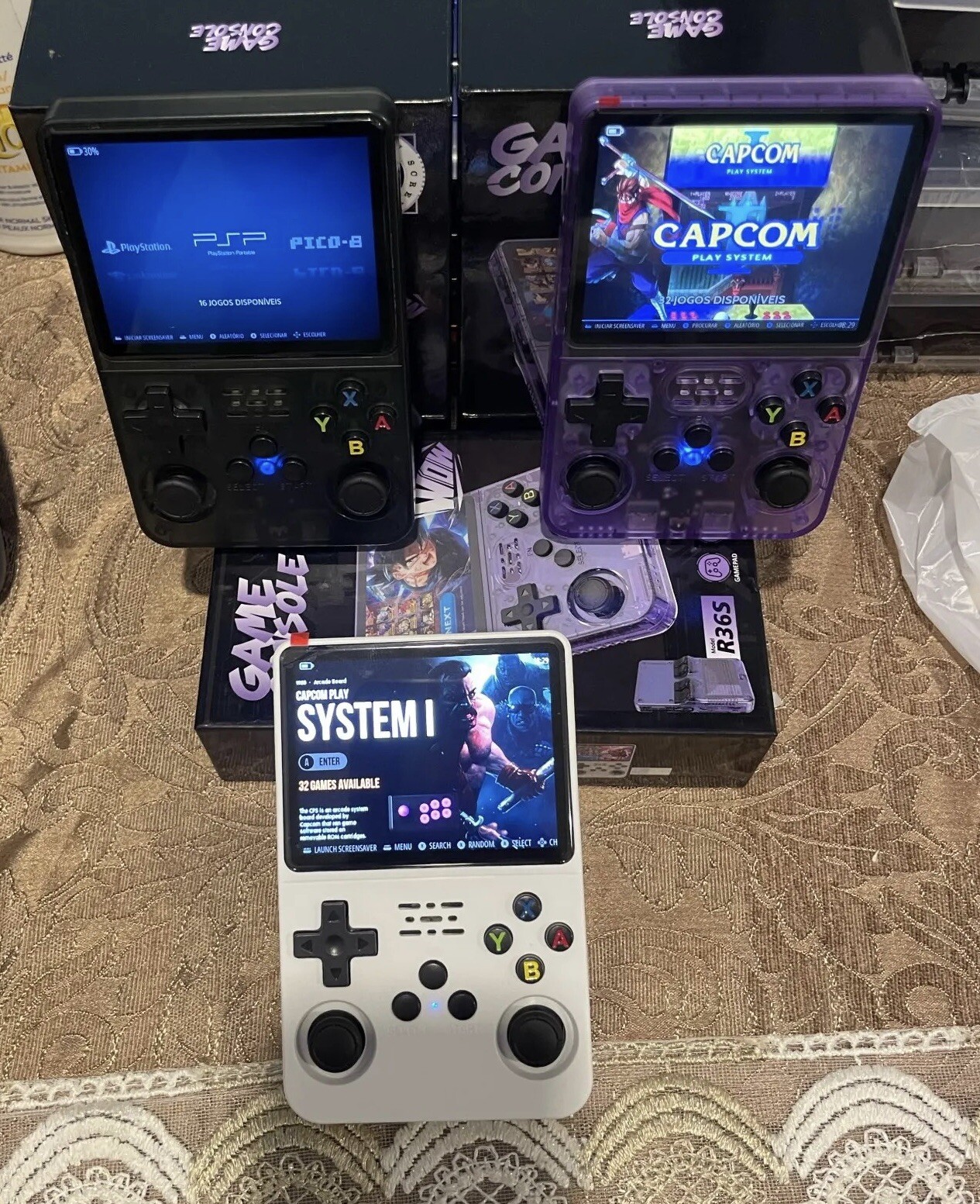 Retro Handheld Video Game Console