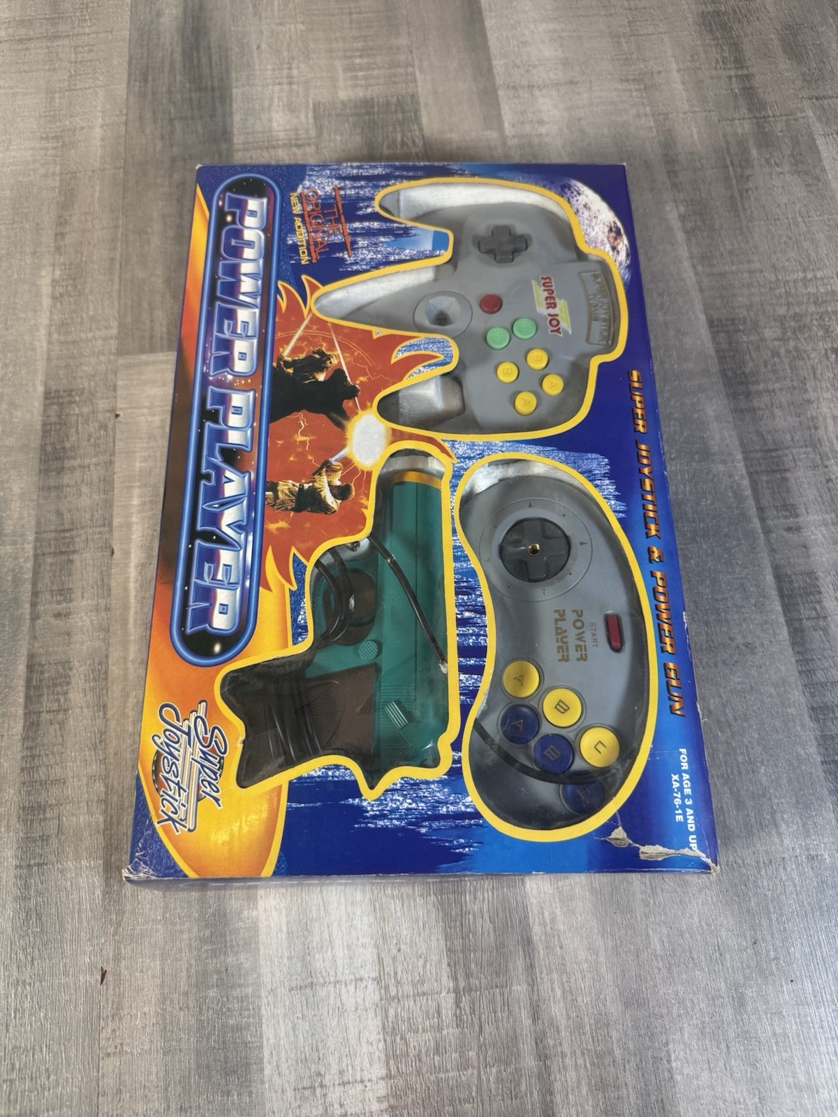 Power Player ’90s Super Joystick TV Game Controllers N64 Nintendo NES Bootleg H1