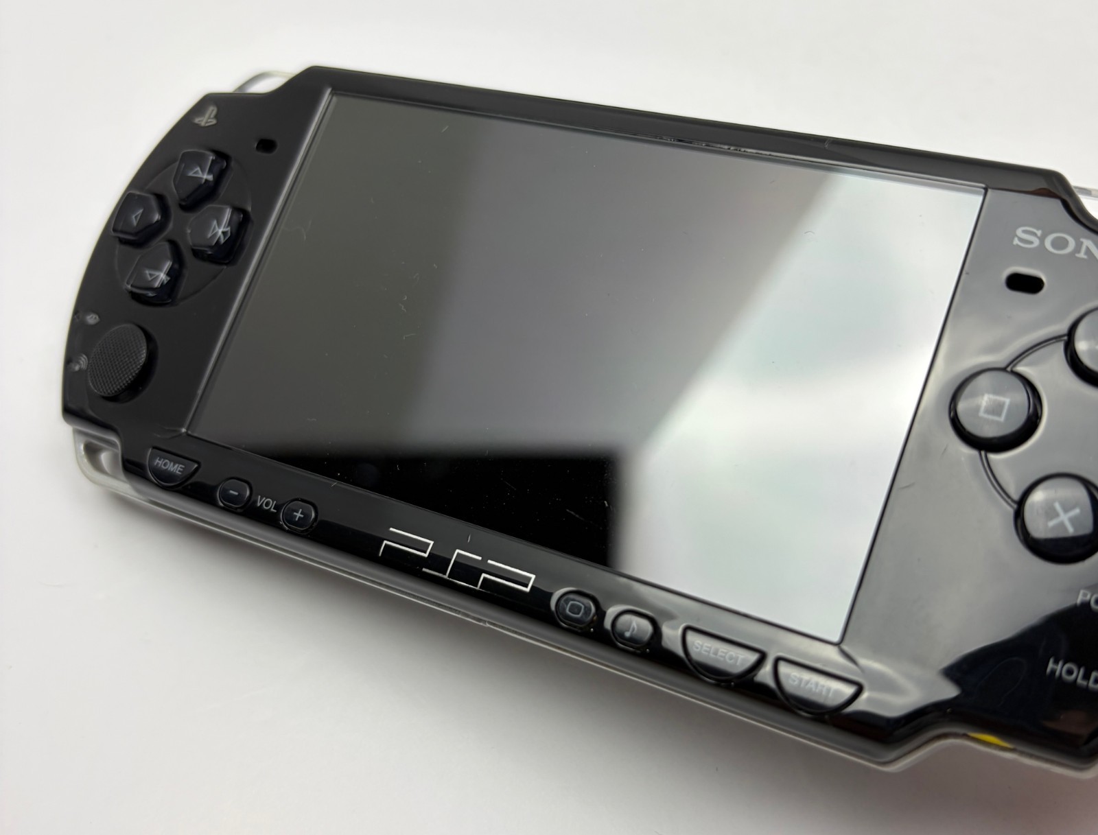 Sony PSP 2000 Piano Black Handheld Console w/ NEW Battery & Charger