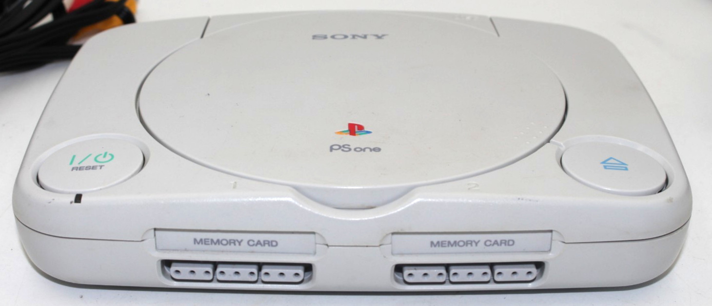 Sony PSOne Game Console, Grey Analog Controller, AV and Power Supply – Tested