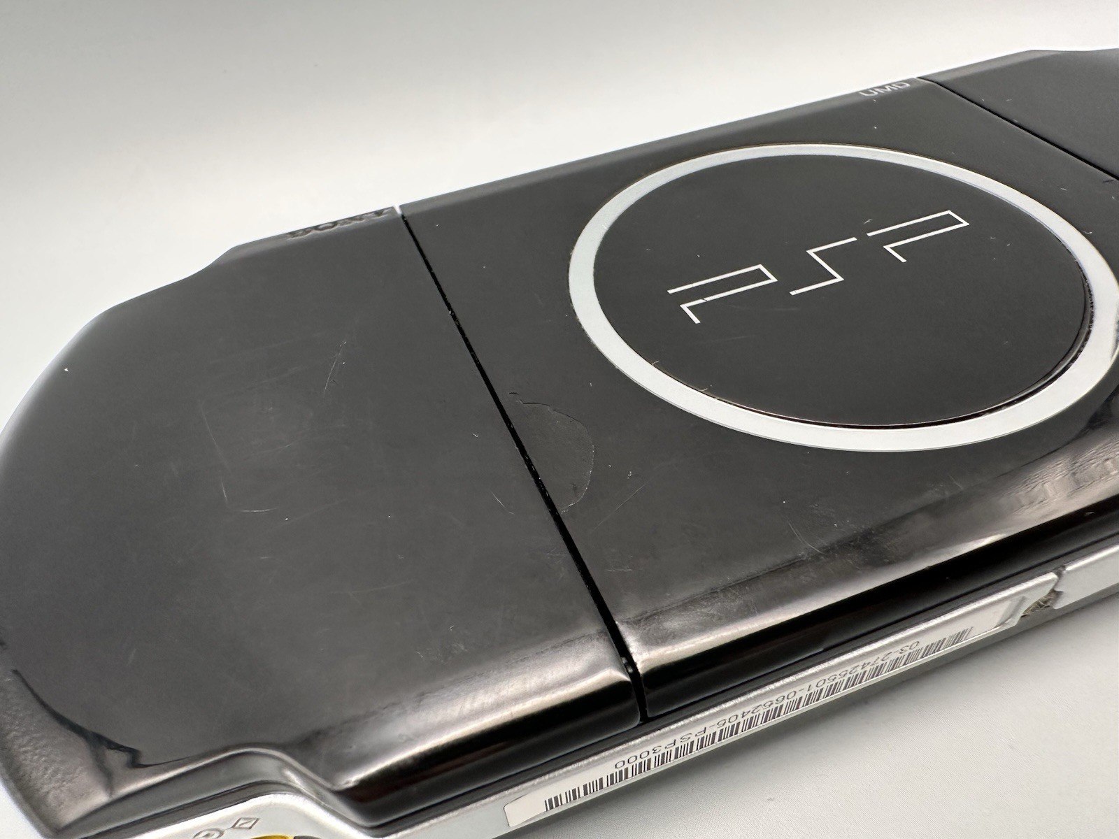 Sony PSP-3000 Piano Black Crisp Screen Tested + New Battery, Charger