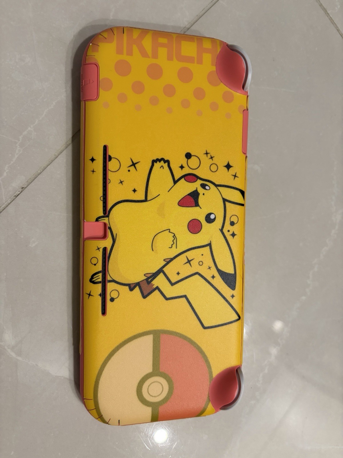 Nintendo Switch Lite Pink With Pikachu Cover/case and Charger Included