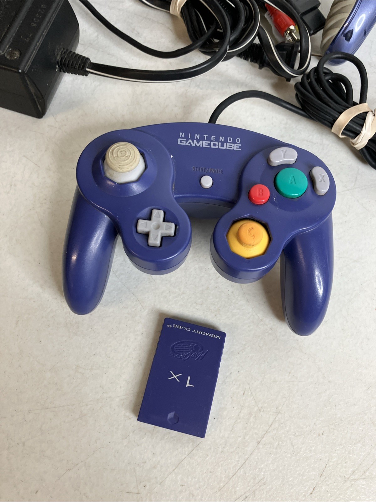 Indigo Nintendo GameCube Console Bundle Lot 4 Games, 2 Controllers Sega Sonic