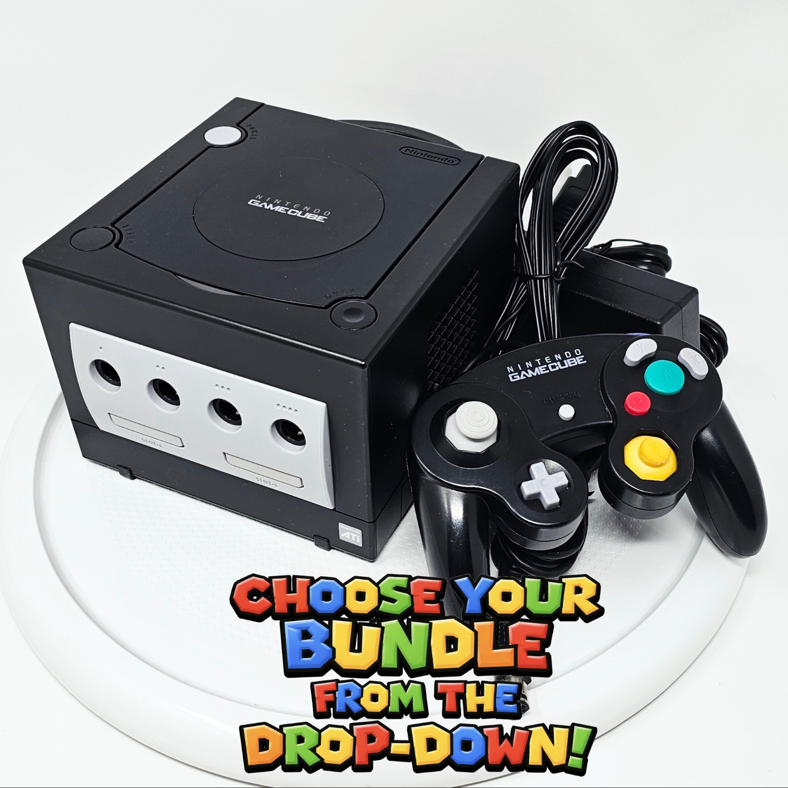 Nintendo GameCube Game Console – ! PICK YOUR COLOR & BUNDLE ! (DOL-001/101)