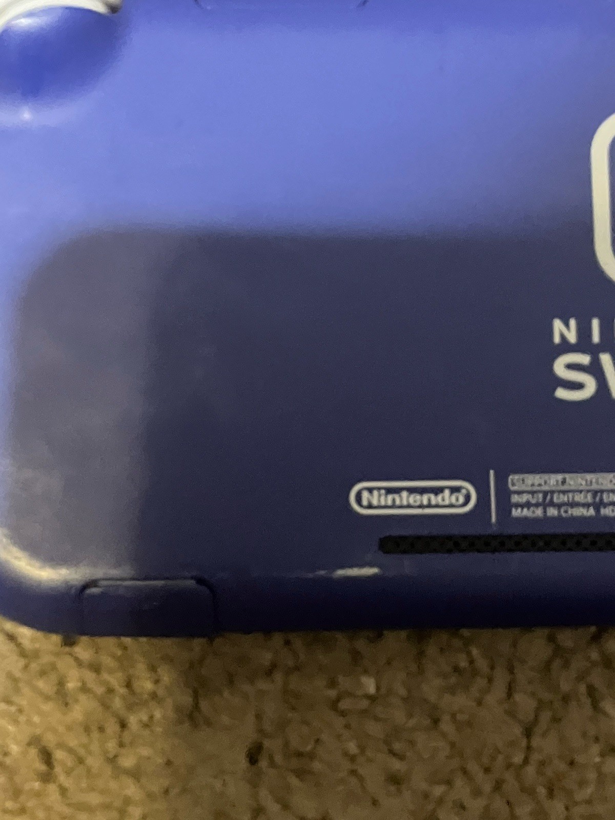 Authentic & Tested Blue Nintendo Switch Lite Console & Charger, Works, Read