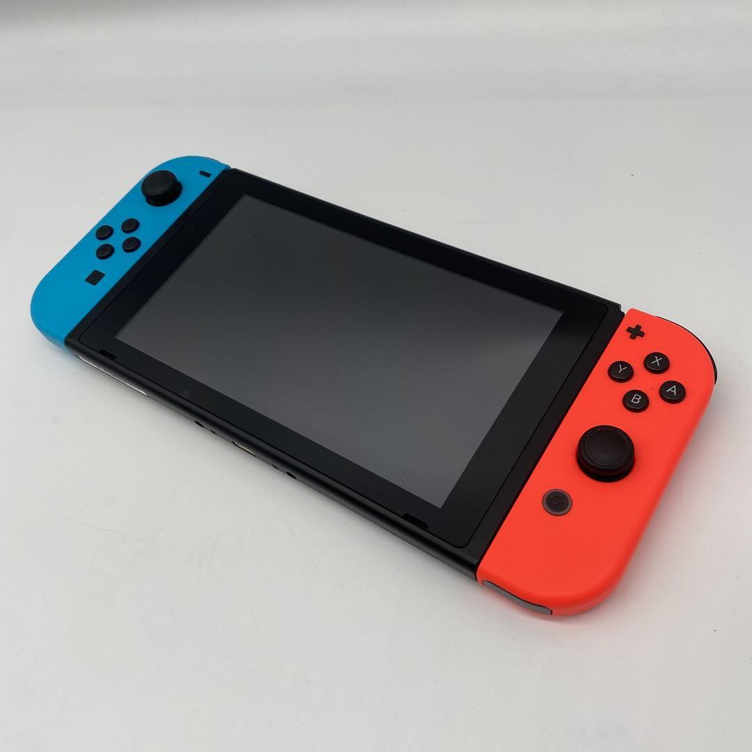 Nintendo Switch Handheld Console Tablet w/ Joyconb Red Blue Working Tested