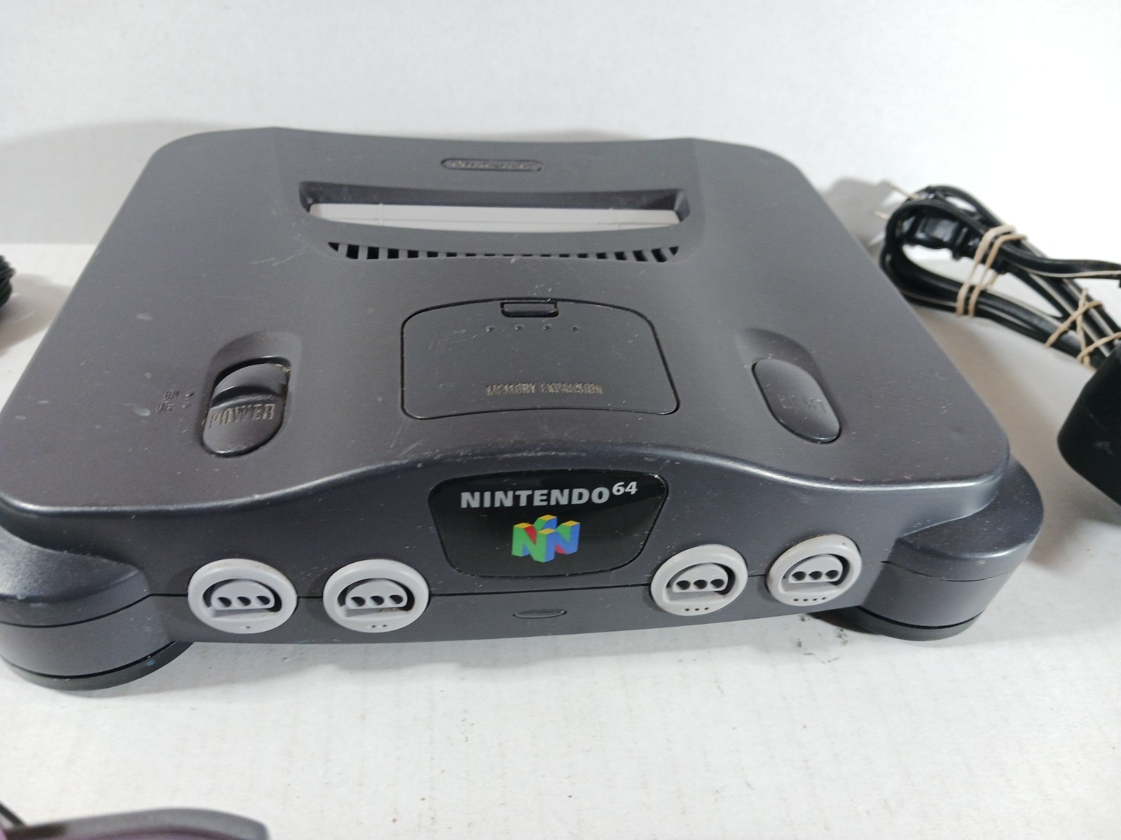 Nintendo 64 Starter Set Super Mario 64 Tight Stick Atomic Purple Controller N64