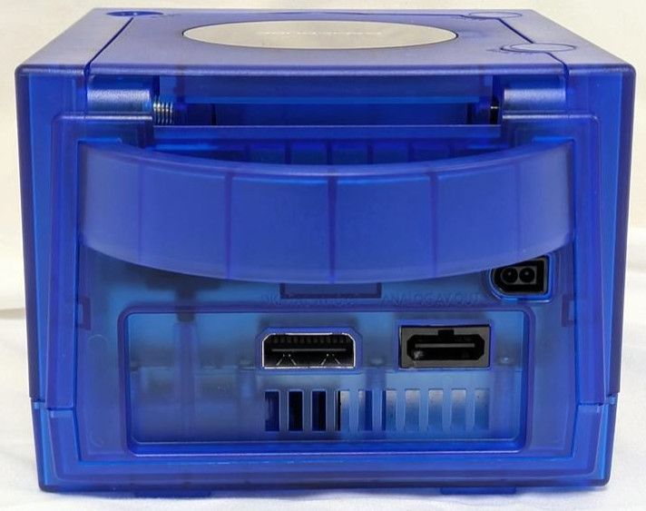 Nintendo GameCube Translucent Funtastic DARK BLUE Gaming Console System Bundle