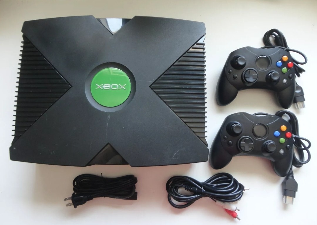 Microsoft Classic Xbox Video Game Console W/ Accessories