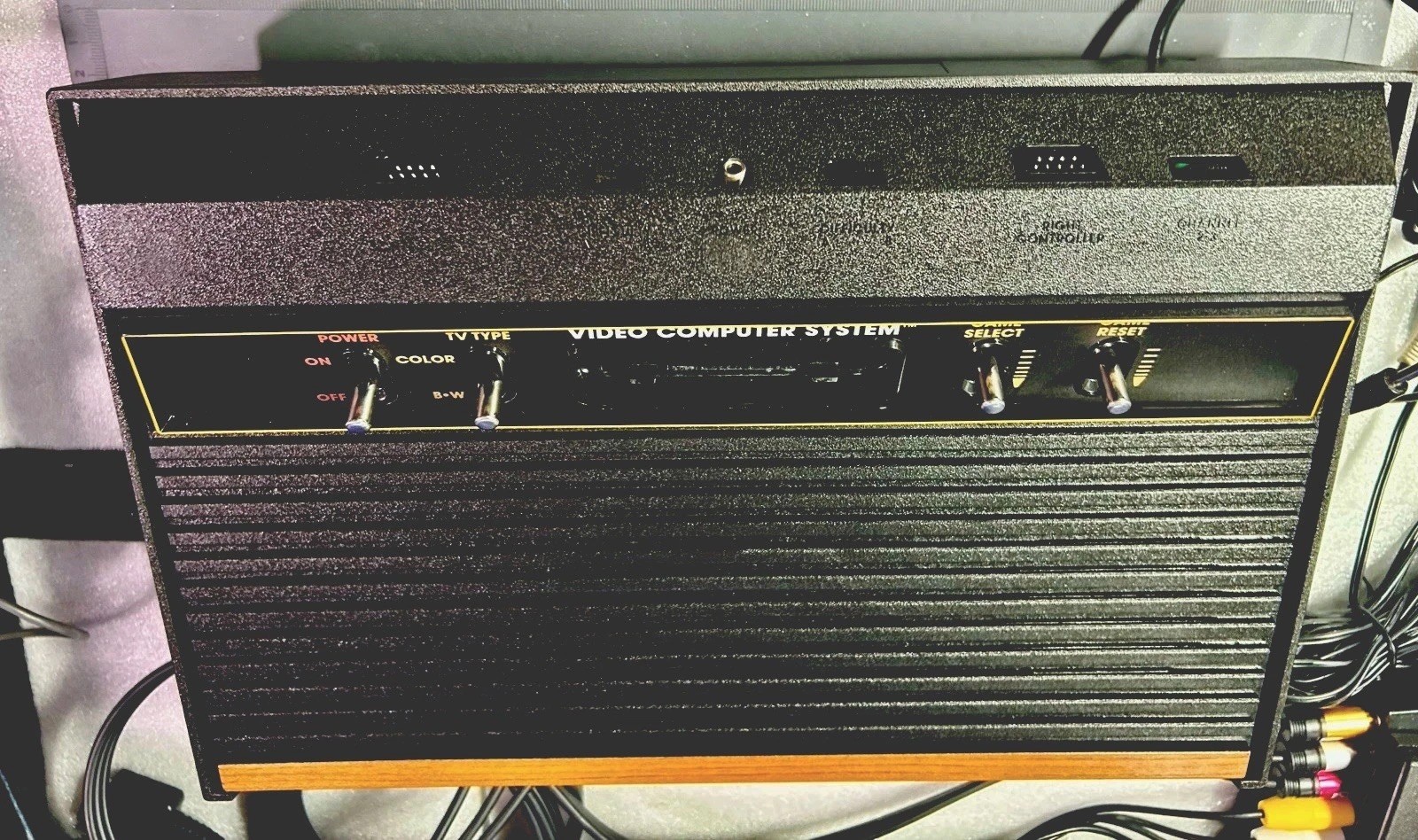 ATARI 2600 CX-2600A CONSOLE/2 JOYSTICKS + SET OF PADDLES TESTED & COMBAT 6/5 EXC