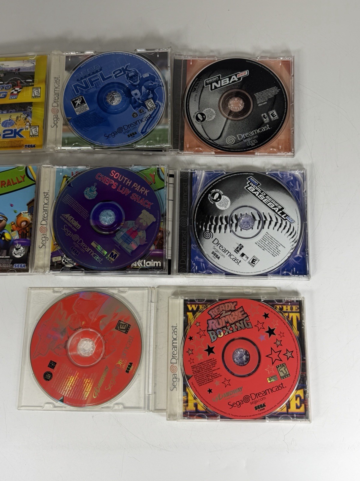 SEGA Dreamcast Home Console Bundle with Controller, 6 Games & Cables – TESTED