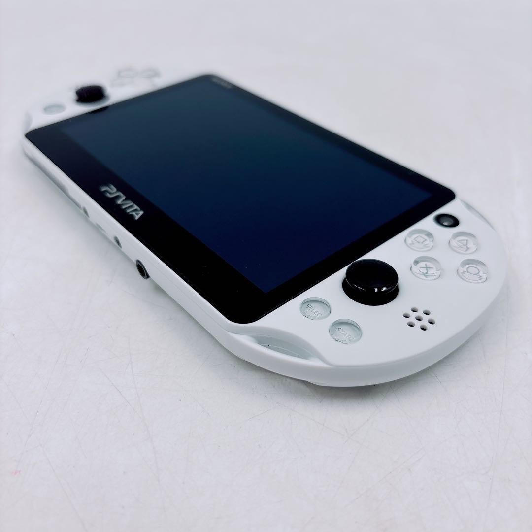 Sony PS Vita PCH-2000 Handheld Console – Glacier White w/32GB memory card