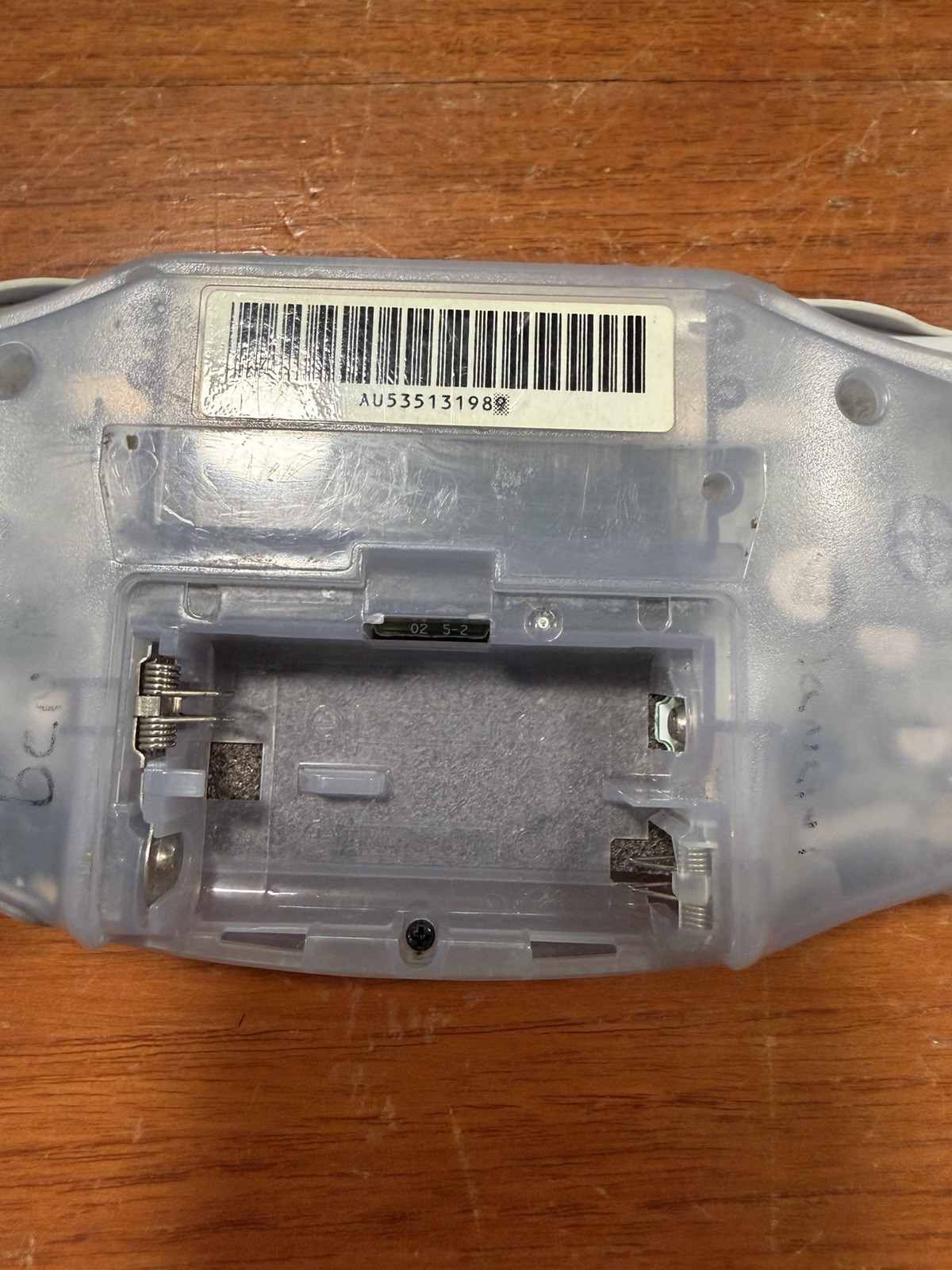 Nintendo Game Boy Advance Console System – Clear Glacier – Parts Only