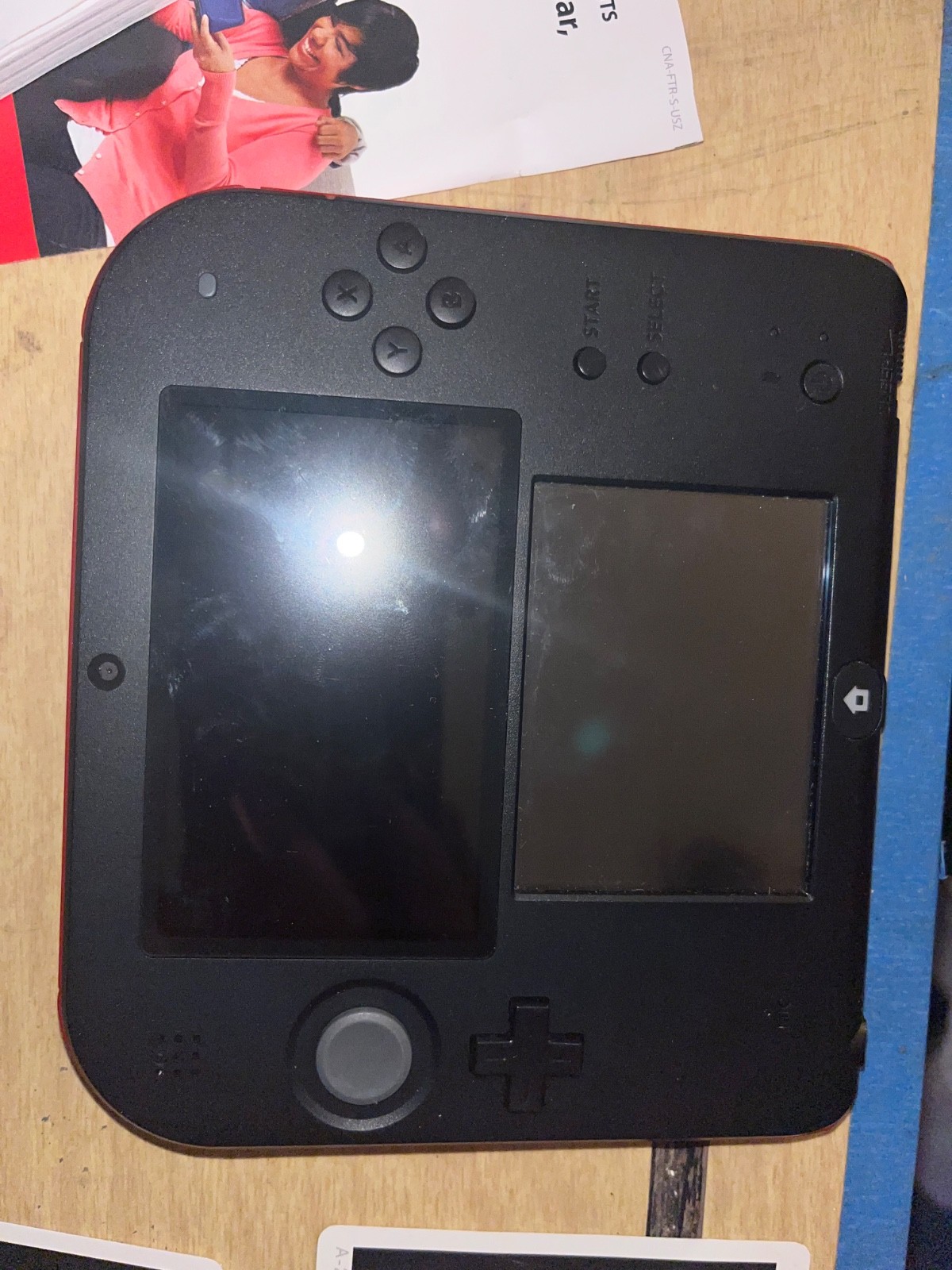 Nintendo 2DS Launch Edition Crimson Red Handheld System