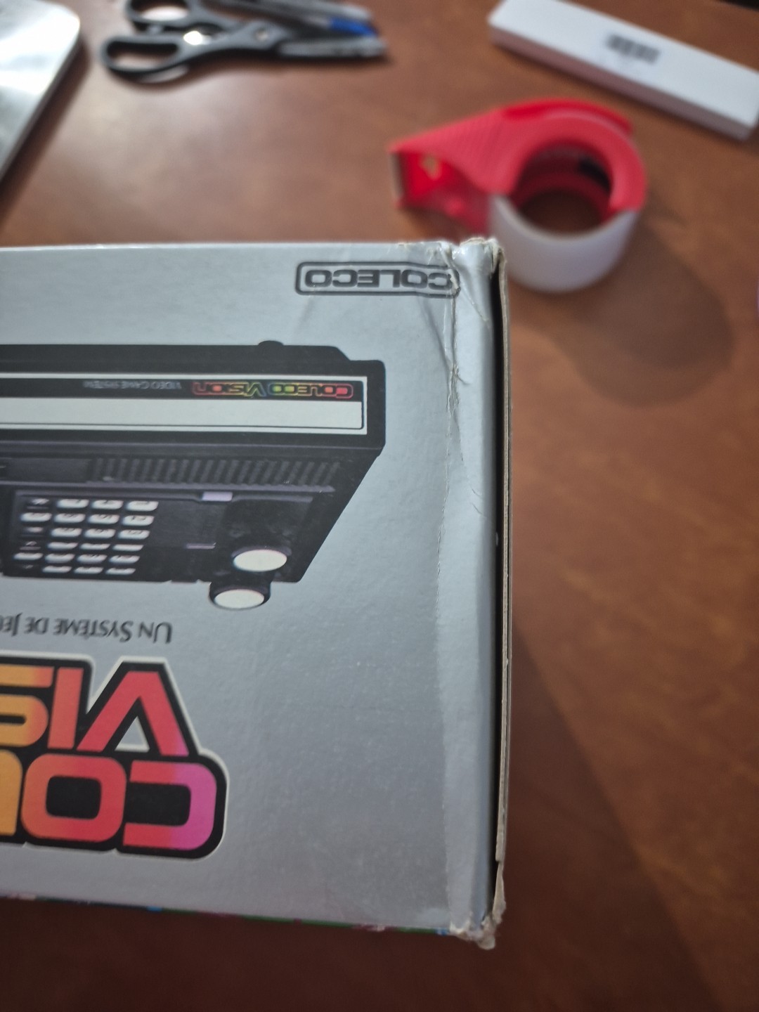 Original Authentic ColecoVision Console 1982 Looks New & Box/Console Bilingual