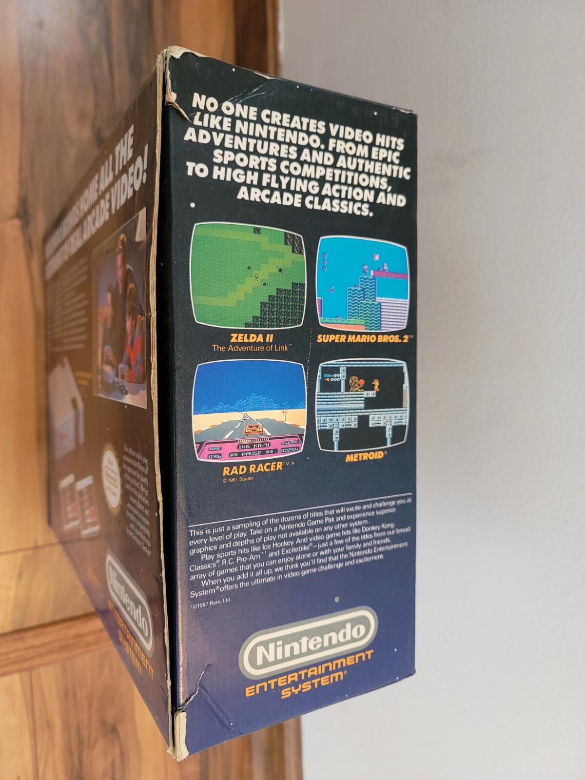 Nintendo NES Control Deck System Console CIB Complete In Box Great Shape 9
