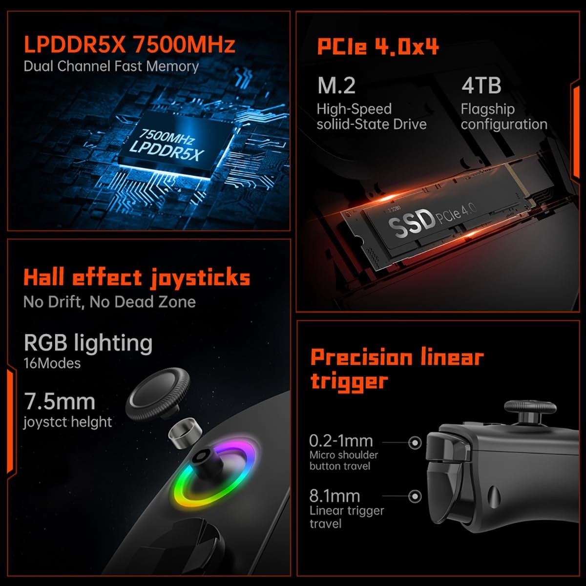 ONEXPLAYER X1 Pro AI370 10.95» Gaming Handheld PC with Windows, 32GB and 1TB